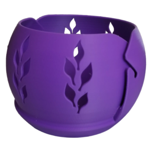 Yarn Bowl  Tree leaf design
